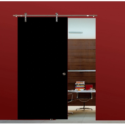 Amod Black Deluxe skleněné posuvné 90 x 205 cm
