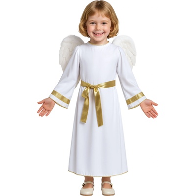 Fiestas Guirca Детска носия - Рокля на ангел Размер - деца: M: 115-123 см