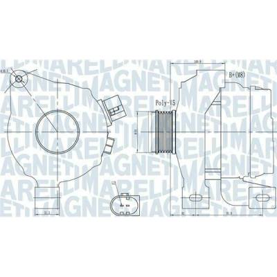 generátor MAGNETI MARELLI 063732001010