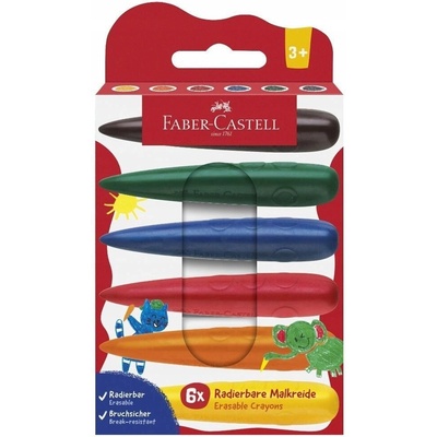 Faber-Castell voskové pastelky 6 ks