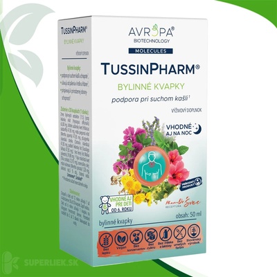 Avropa TussinPharm bylinné kvapky 50 ml
