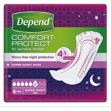 Depend SUPER NIGHT SUPER PLUS 6 ks