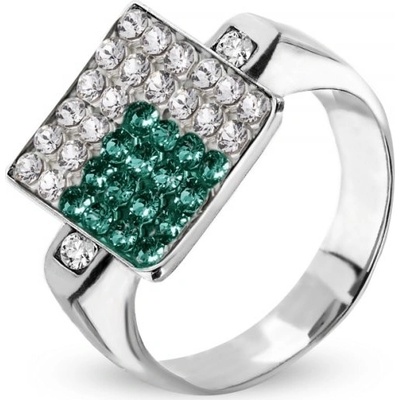 Spark prsten zelený se Swarovski Elements Kingdom 14022 2137 Emerald