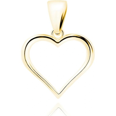 Olivie Stříbrný přívěsek Srdce Gold 5216