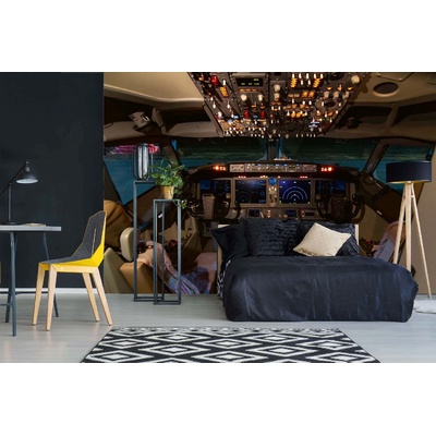 DIMEX ART Самозалепваща се флизелинова фототапета изглед от кабината 375 x 250 см