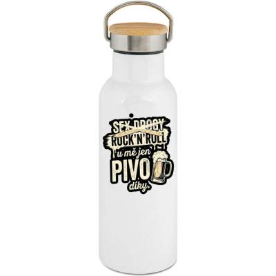 123TRIKO termoska U mě jen pivo, díky. 500 ml vtipné