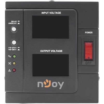 NJOY Стабилизатор Njoy Akin 1000 PWAV-10001AK-AZ01B, 1000VA/800W, Line Interactive, Rack/Tower (PWAV-10001AK-AZ01B)