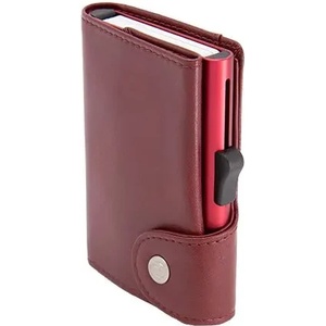 C-SECURE Картодържател C-SECURE XL с портфейл, Red (XL-WCH001-BDX-BDX)