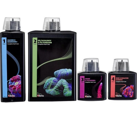 Red Sea Complete 4-part Supplement Program Medium Pack