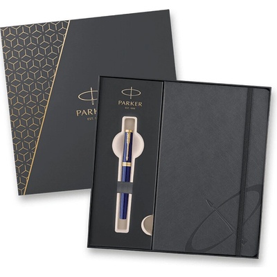 Parker 1502/6650011 Ingenuity Dark Blue GT roller darčeková súprava so zápisníkom