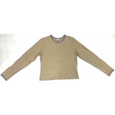 REJOICE CROP TOP FLOWERS TEE Beige