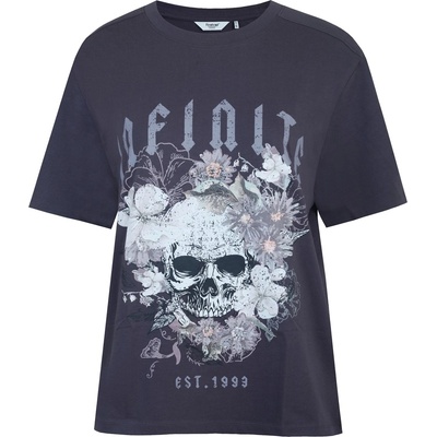 Firetrap Тениска Firetrap Women's Grunge Regular Fit T-Shirt - Skull
