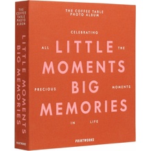 Fotoalbum LITTLE MOMENTS BIG MEMORIES, oranžová, Printworks