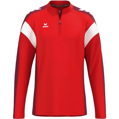 Erima Celebrate 125 mikina 1/2 zip dětská červená bordová