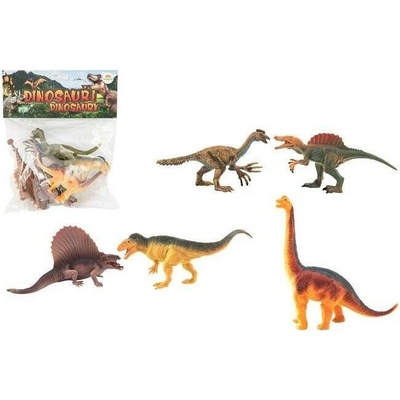Teddies Dinosaurus plast 16-18 cm 5 ks