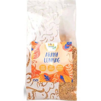 BulkShop Ľanové semeno zlaté 250 g