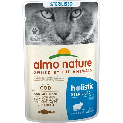 Almo Nature Functional WET Sterilised Treska 30 x 70 g