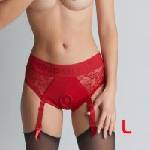 Lovely Planet Колан за strap-on (харнес) бельо Diva, червен - L (P25710)