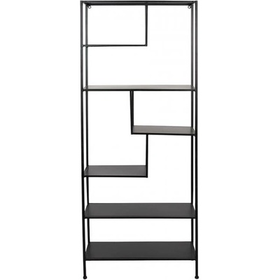 Nástěnný stojan černý 60x23x144 cm