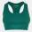 USA Pro UP Seamless Crop Sports Bra - Forest Green
