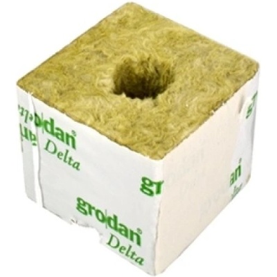 Grodan Pestovateľská kocka malá 75x75x65 mm s malou dierou 1 ks