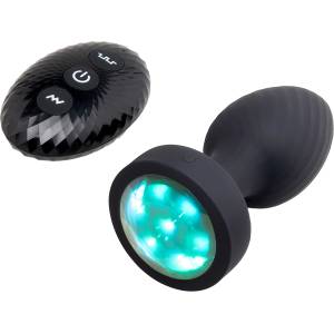 b-Vibe Light-Up Butt Plug 3.5" Black