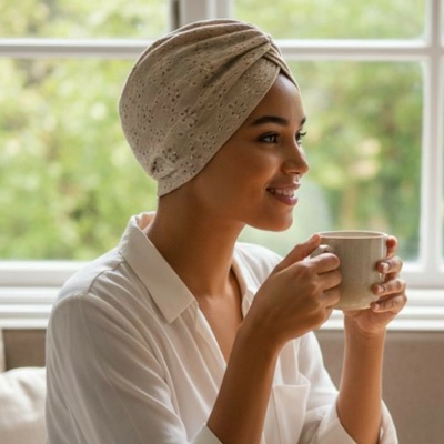 Ebbie Turban-style madeira OŘÍŠEK – Zboží Mobilmania