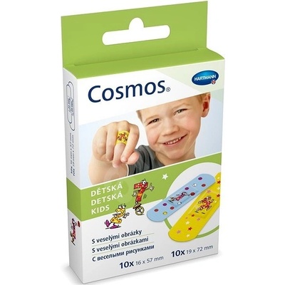 Cosmos dětská náplast HARTMANN 6 x 10 cm 10 ks