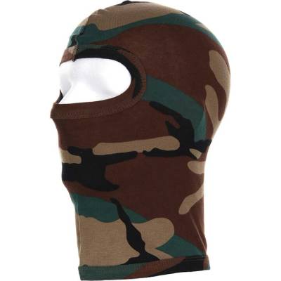 101 INC Kukla Balaclava s jedním otvorem Woodland