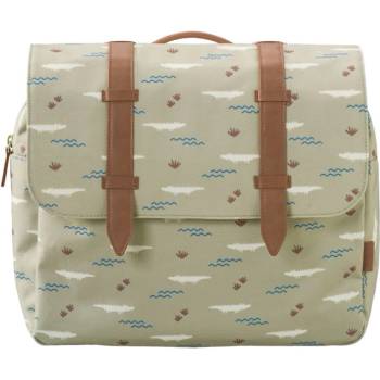 Fresk: Раница с кожени елементи Crocodile 33 x 24 x 9 см (FR-FB990-30)