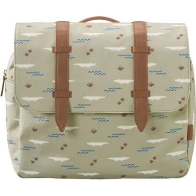 Fresk: Раница с кожени елементи Crocodile 33 x 24 x 9 см (FR-FB990-30)