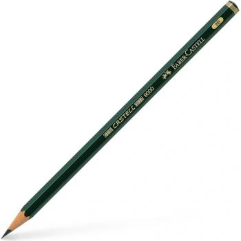 Faber-Castell Молив Castell 9000, чернографитен, 3B (1015100006)