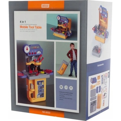 Tulimi dětská dílna s nářadím v kufříku 3v1