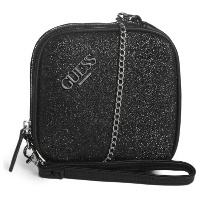 Guess dámská kabelka Jozy černo stříbrná – Hledejceny.cz