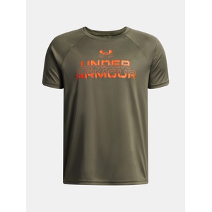Under Armour Момчешка тениска Under Armour UA Tech Split Wordmark SS-GRN Under Armour | Zelen | Момчешки | XS