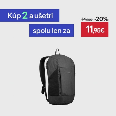 Quechua NH100 10 l čierny