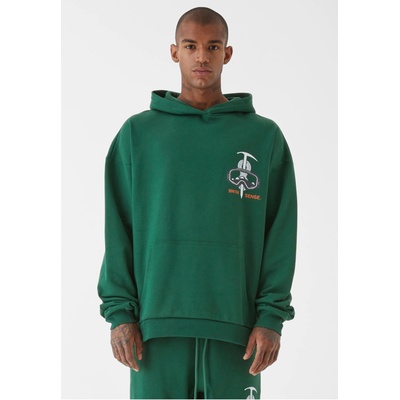 Urban Classics Суичър Aspen Hoodie green XXSUB-SENSE150-00110 - Тъмносив, размер S