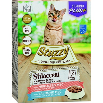 Stuzzy Cat Adult Sterilised Fish 12 x 85 g