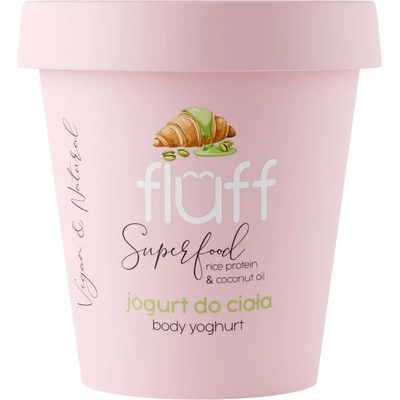 Fluff Йогурт за тяло, шамфъстък, 180 ml