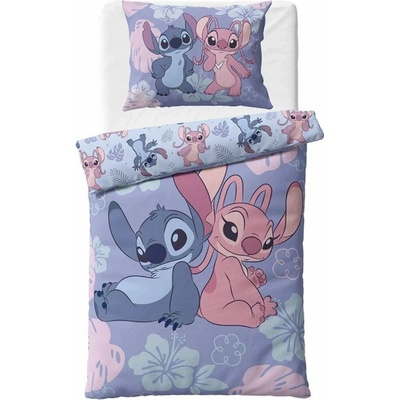 Carbotex bavlna obliečky Lilo & Stitch motív Stitch a Angel 100% bavlna 70x90 140x200