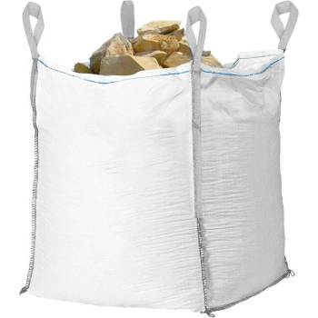 Springos Торба за събиране на градински отпадъци Springos с подсилен капак 1200l 145x90x90cm - Бяла (GA0051)