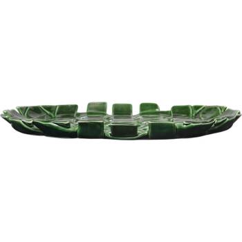 Ferm Living Чиния за сервиране Plait 30 см изумрудена (1104269919)