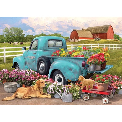 Cobble Hill - Puzzle Flower Truck 1000 - 1 000 piese