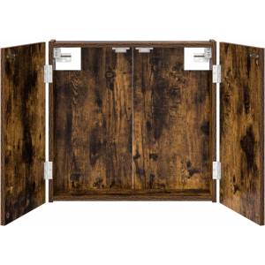 vidaXL Кабинет за дартборд Опушен дъб 56 x 12 x 53, 5 см (8006664)