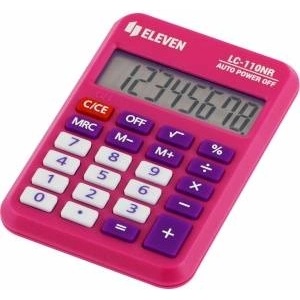 Eleven Eleven Calculator LC110NR-PKE 8-digit display calculator pocket Калкулатори