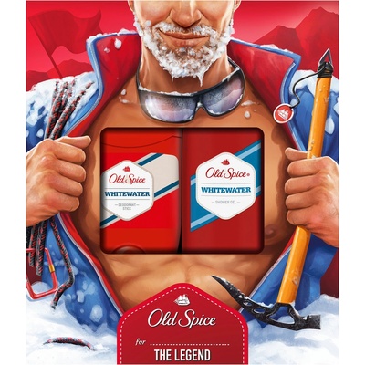 Old Spice White Water deostick 50 ml + sprchový gel 250 ml dárková sada – Zboží Mobilmania