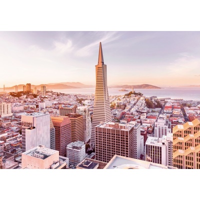 KOMAR 8-535 Papírové fototapety San Francisco Morning rozměr 368 cm x 254 cm