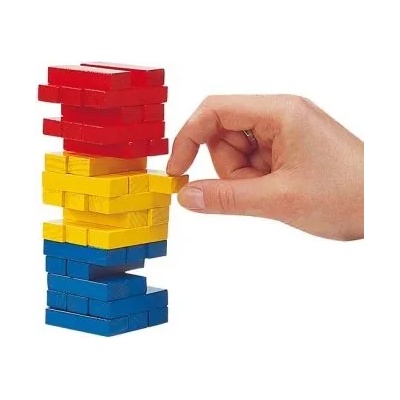 Goki - Балансна кула цветна - Дженга (HS973)