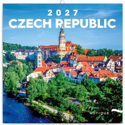 NOTIQUE Poznámkový Česká republika 20 x 20 cm 2027