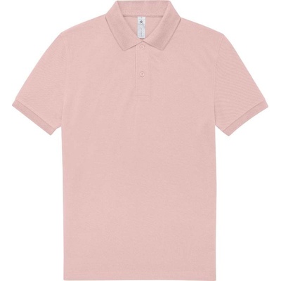 B&C My Polo 210 Piqué polo tričko ružové blush